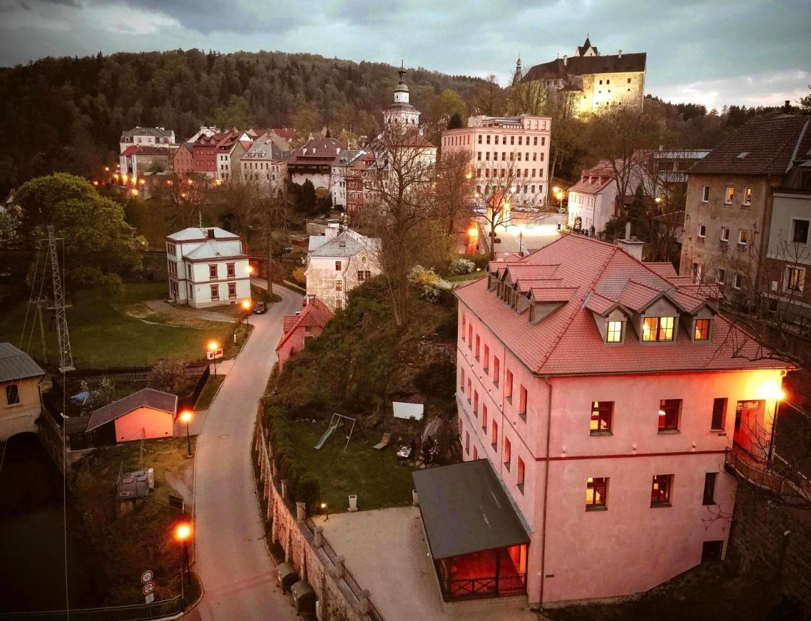Hotel Stein Elbogen Loket Exterior foto